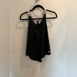 Black Nike racer back athletic tank top